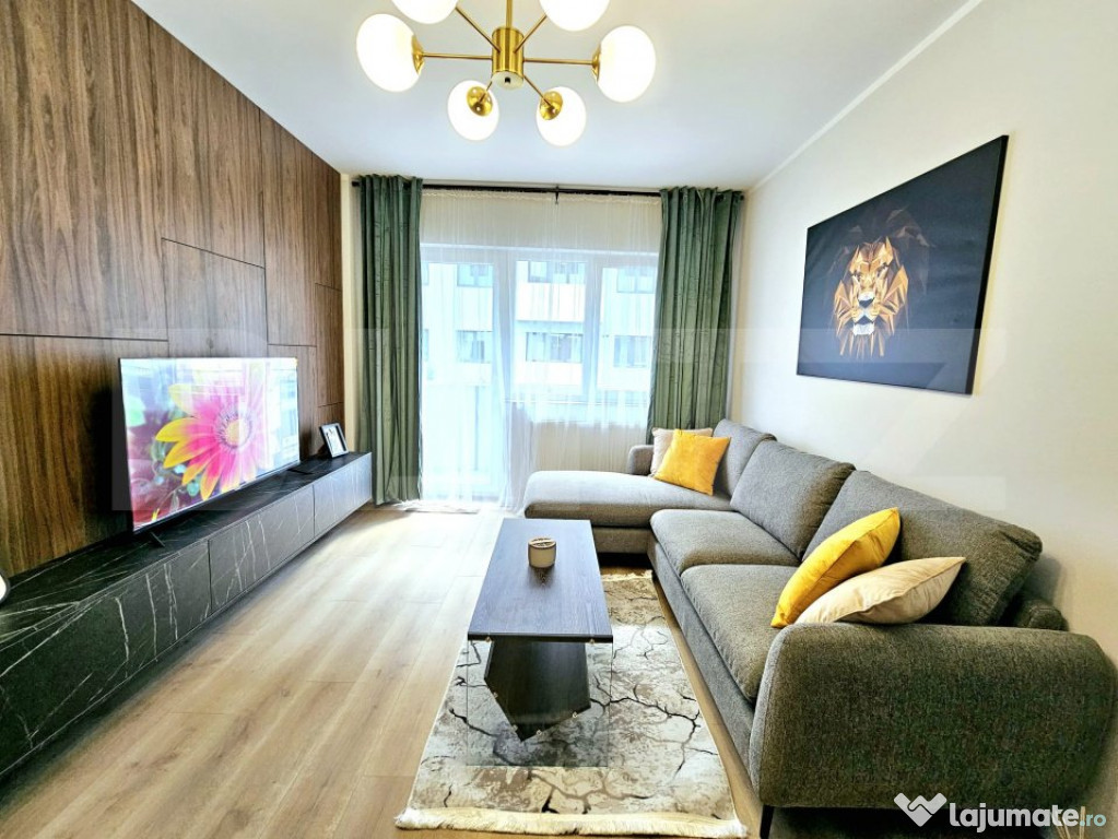 Apartament 2 camere decomandat, la cheie, mobilat nou, zona