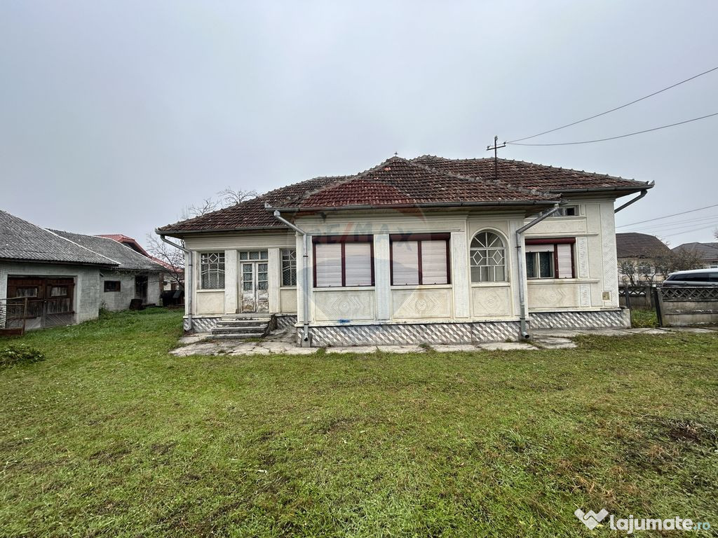 Casă cu 40 ari de vânzare în Mogoșești la drumul pri...