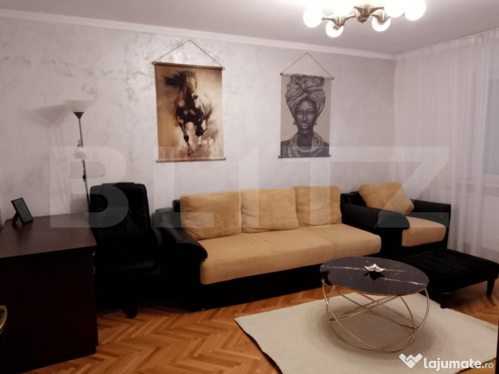 Apartament cu 2 camere, 57mp, centrala si AC, zona Nantere