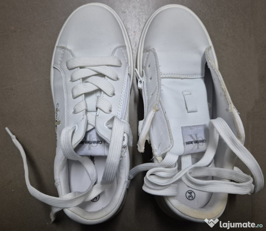 Adidasi Calvin Klein utilizati marimea 34EU