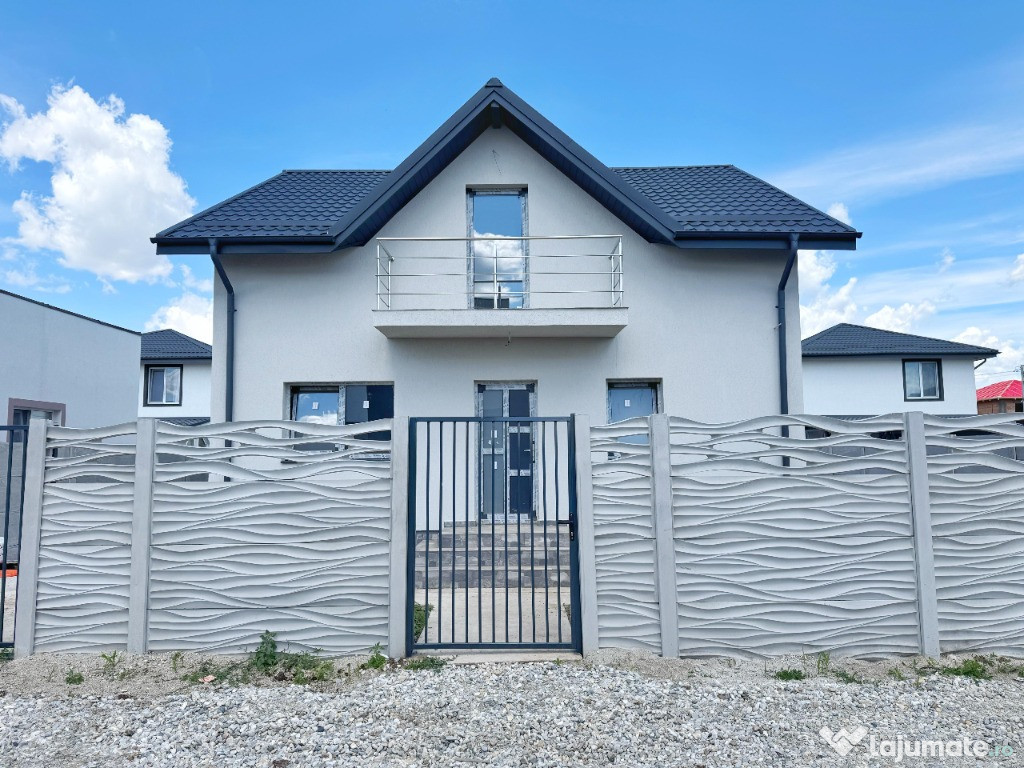 Vila individuală P+M ~ 4 camere ~ 2 băi ~ 140mp utili ~ teren 403mp