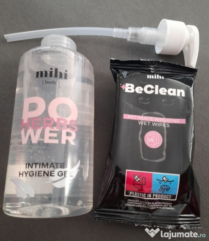 Set Gel intim + Şervețele umede intime