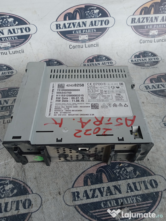 Unitate Multimedia Opel Astra K 2015