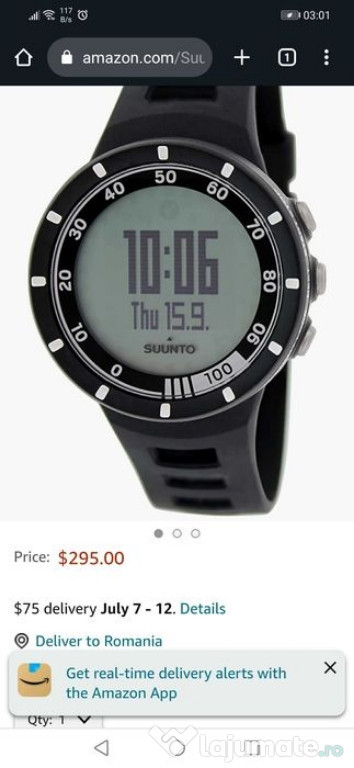 Sistem de monitorizare efort Suunto Quest