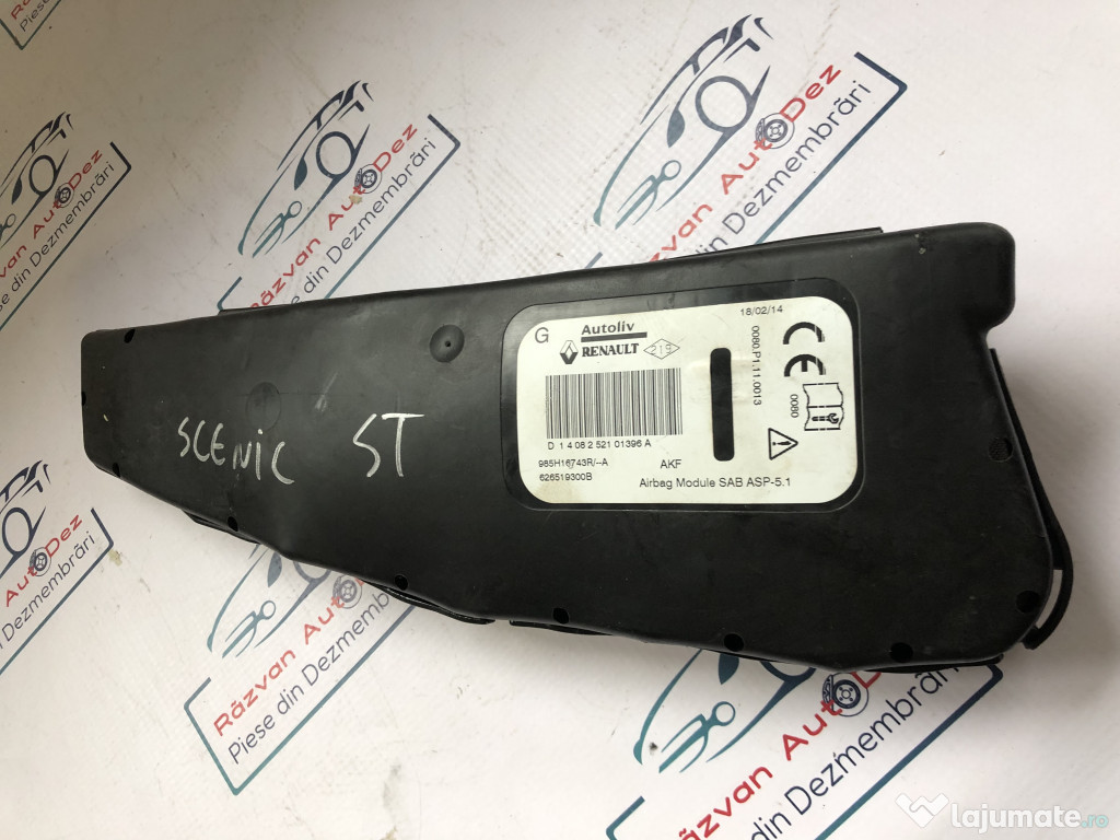 Airbag scaun stanga fata Renault Scenic 2014
