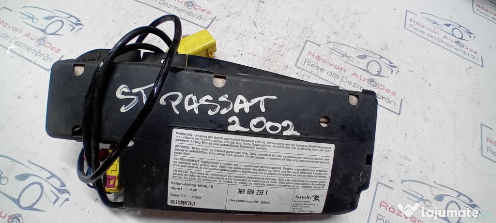 Airbag scaun stanga fata Volkswagen Passat B5 2002