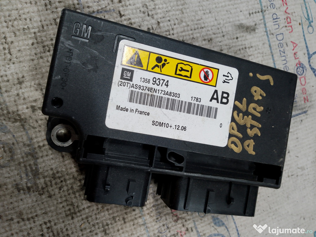 Modul airbag Opel Astra J 2011
