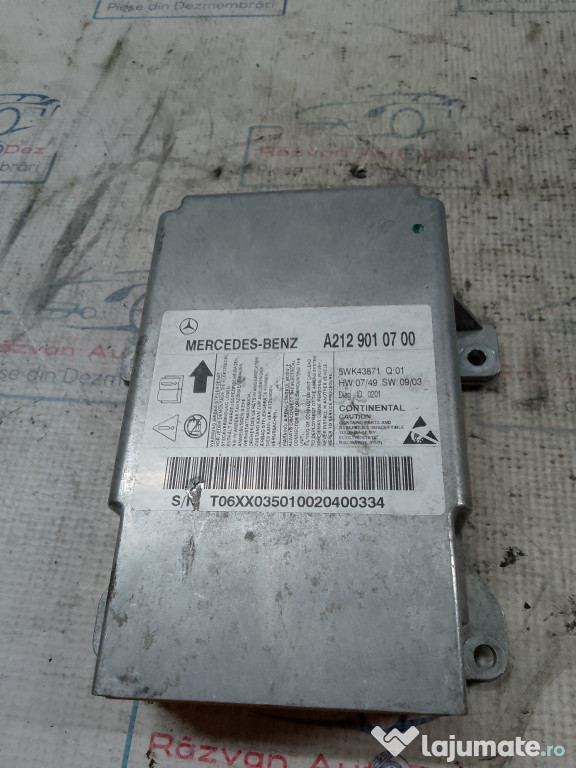 Modul airbag Mercedes E-Class W212 2012