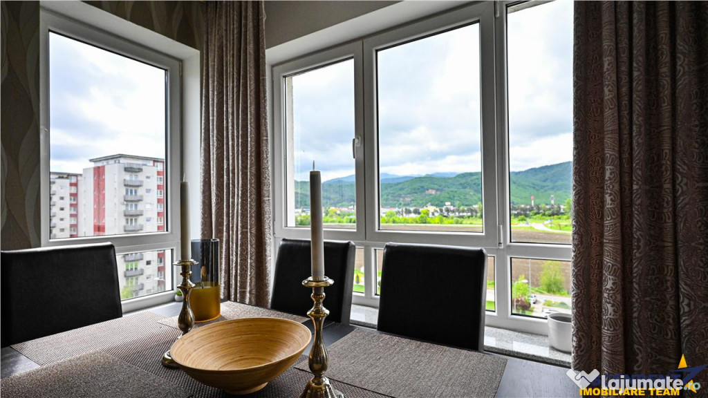 Tur 3D!Apartament lux,decomandat, elegant mobilat,vedere mon