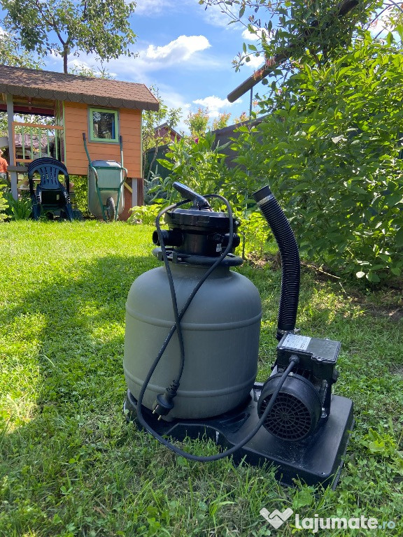 Pompa filtrare cu nisip pentru piscina, calitate sup, in garantie