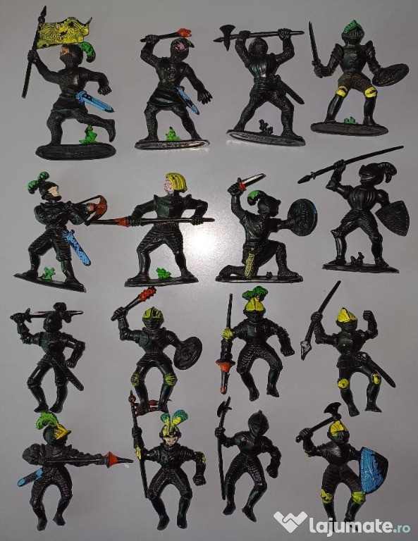 Figurine set complet cavaleri pedestri calareti Jean Hoefler WG