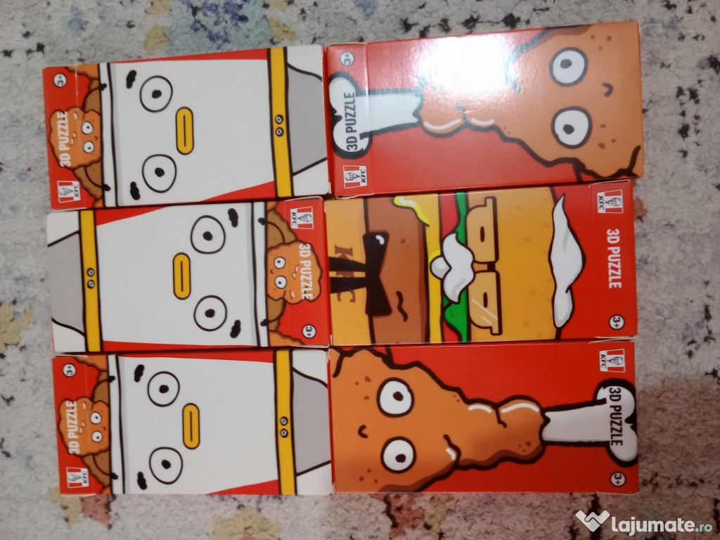 Puzzle 3D KFC pentru creație meniu