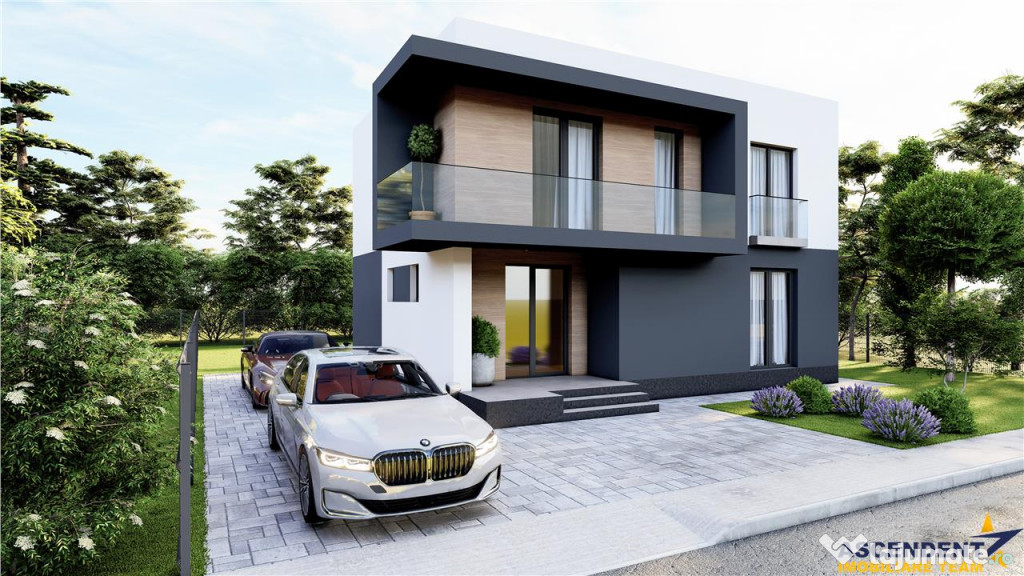 Vila in stil modern, cu arhitectura si design aparte, condit