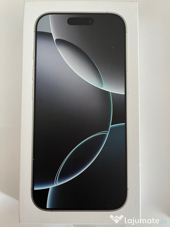 Iphone 16 pro, white titanium, 128 gb