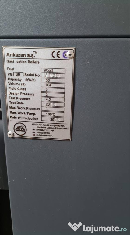 Centrala de 30 kw cu ecran digital