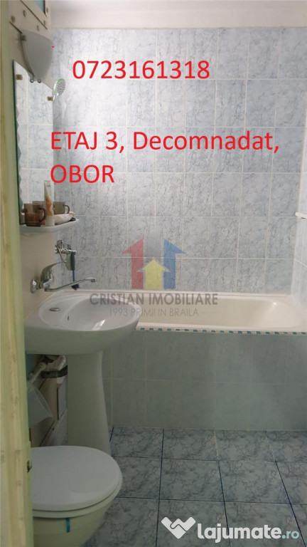 2 camere Confort 1 Decomandat, etaj 3, Obor aproape de Scoli
