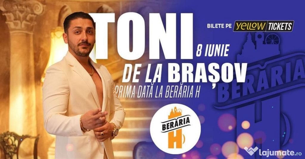 4 bilete concert Toni de Brasov la Beraria H Bucuresti8iunie
