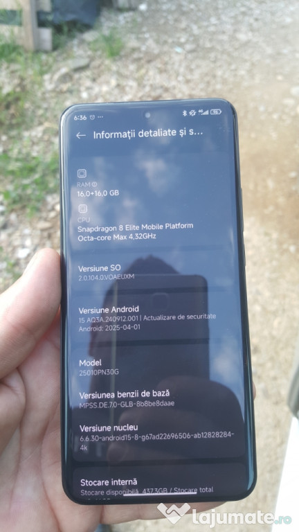 Xiomi 15 ultra 16gb ram 512 GB rom garantie
