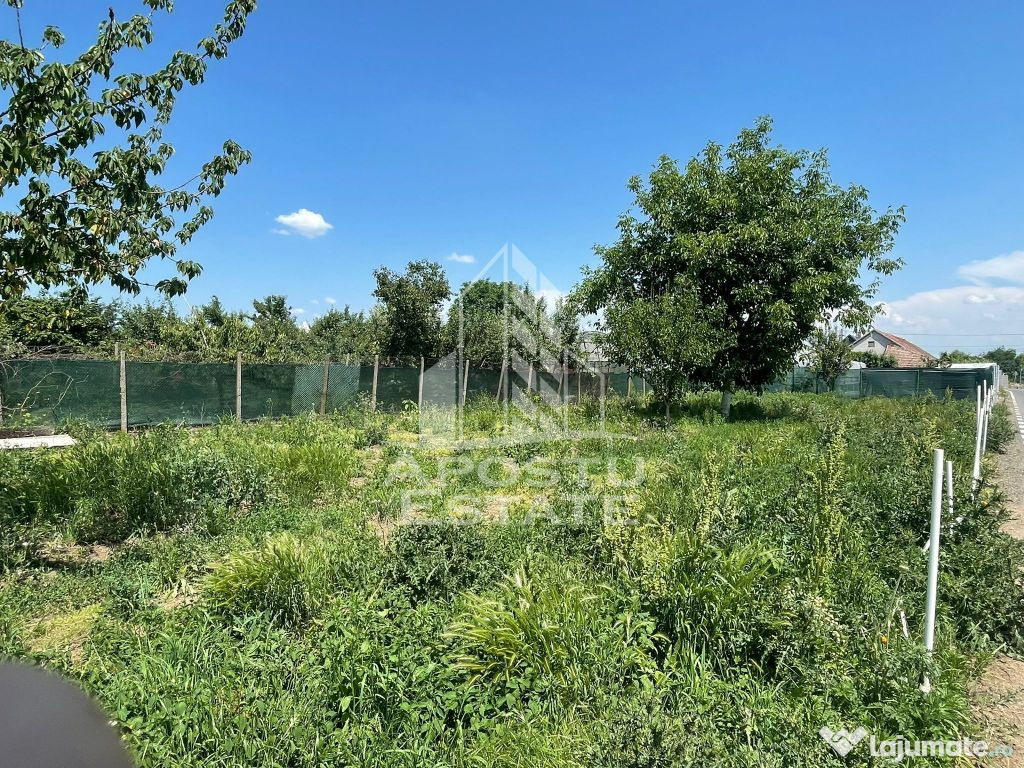 Teren 627 mp, zona Primaverii, Giarmata