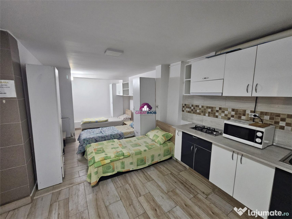 3 paturi garsoniera de inchiriat pentru locuit/Muncitori/Ang
