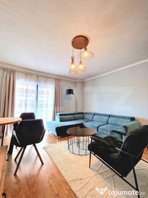 Apartament modern/lux cu 2 camere, 57mp, gradina de 30mp, pa