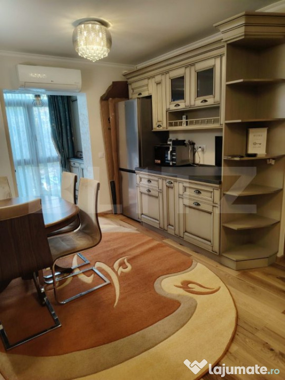 Apartament cu 2 camere, 59 mp, centrala si AC, Rovine