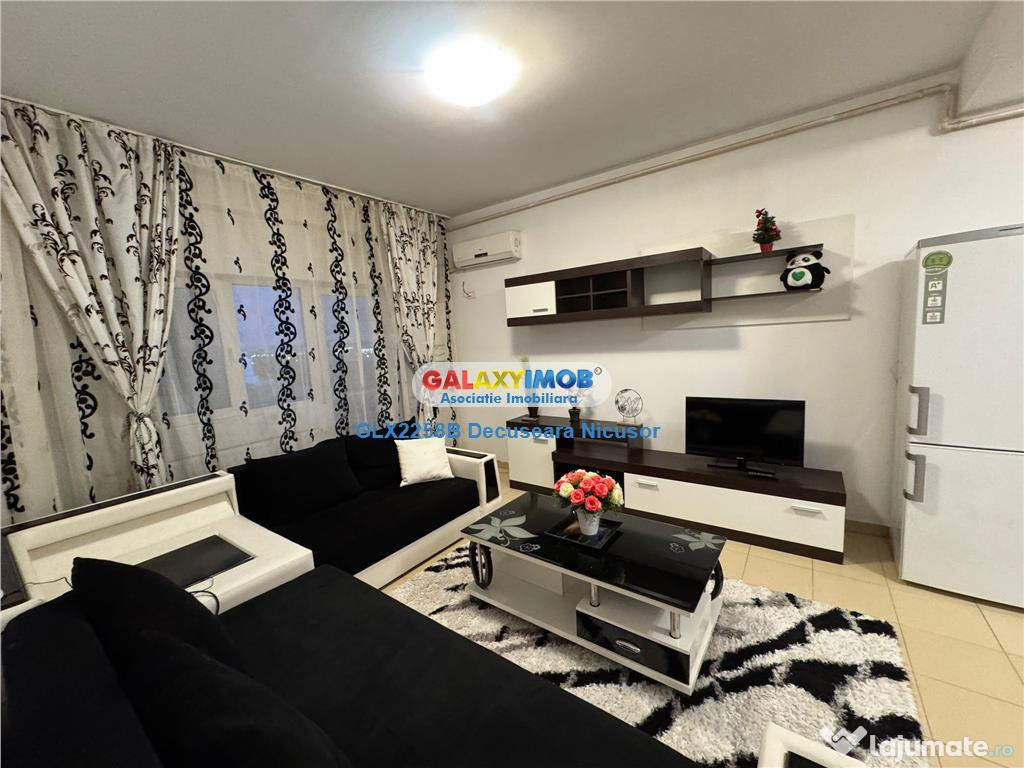 Apartament 2 camere Militari Residence, mobilat utilat 450 e