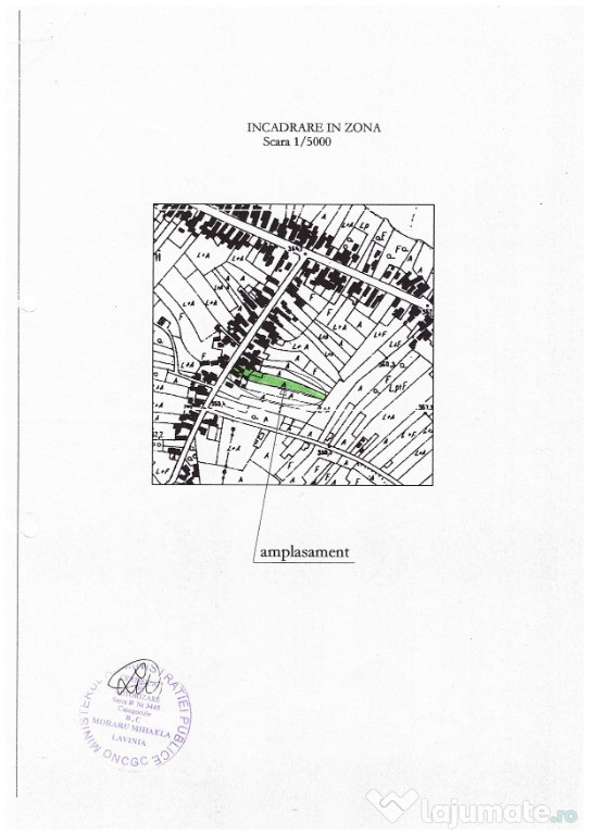 Teren cu casa Măgureni, jud. Prahova 2750mp