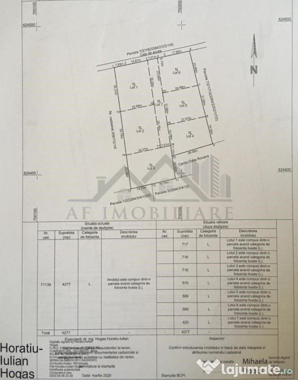 Bucium Pietrarie teren 569mp intavilan intre case cu utilit