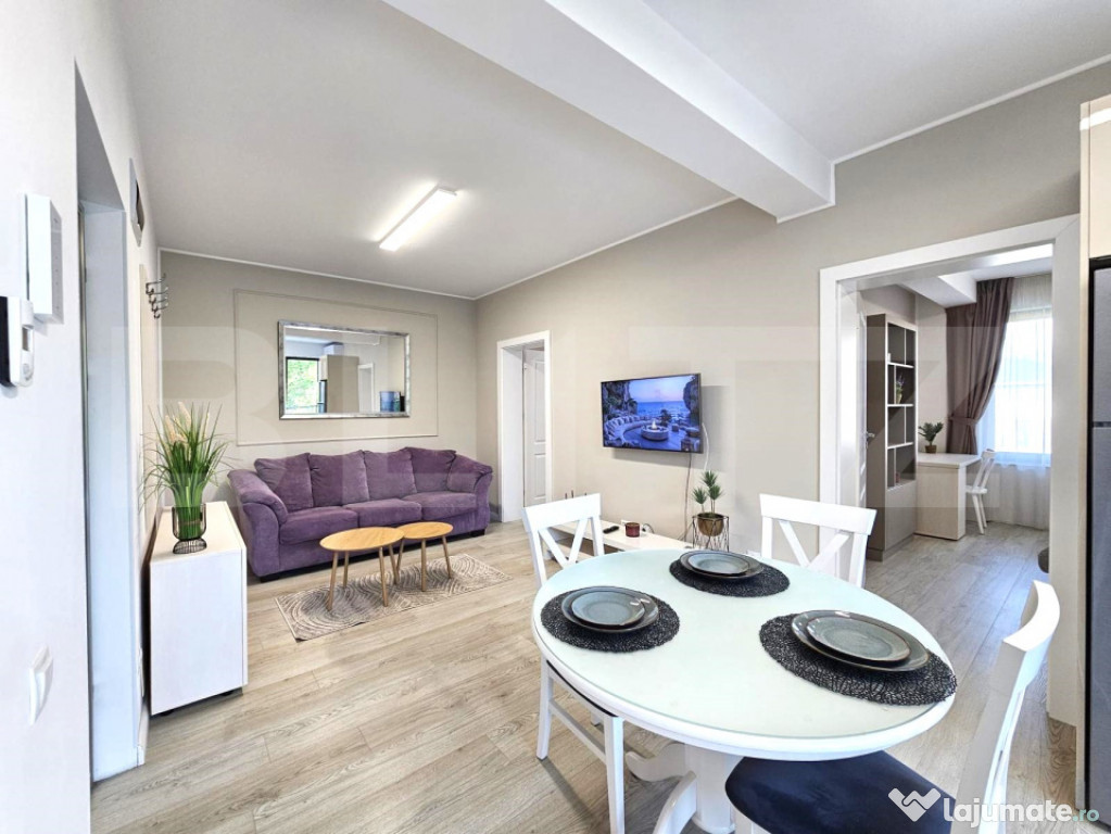 Apartament modern, 3 camere, 68 mp, A.C., zona UMF