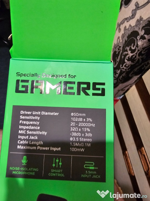 Vortex Gaming Căști