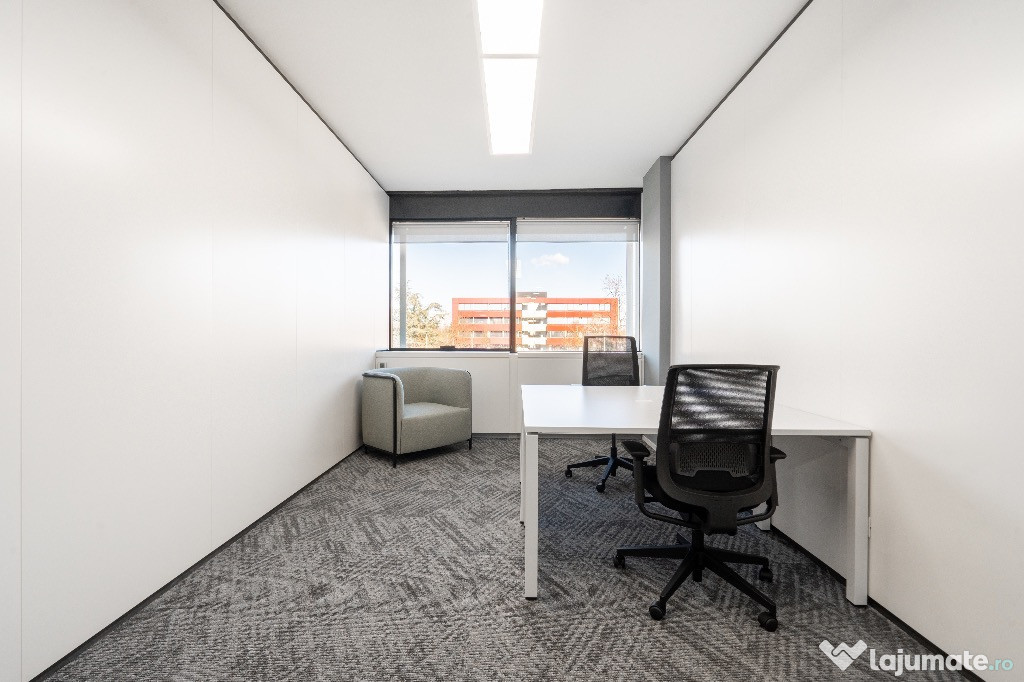 Spațiu de birou privat pentru 1 persoană în Regus Central Business