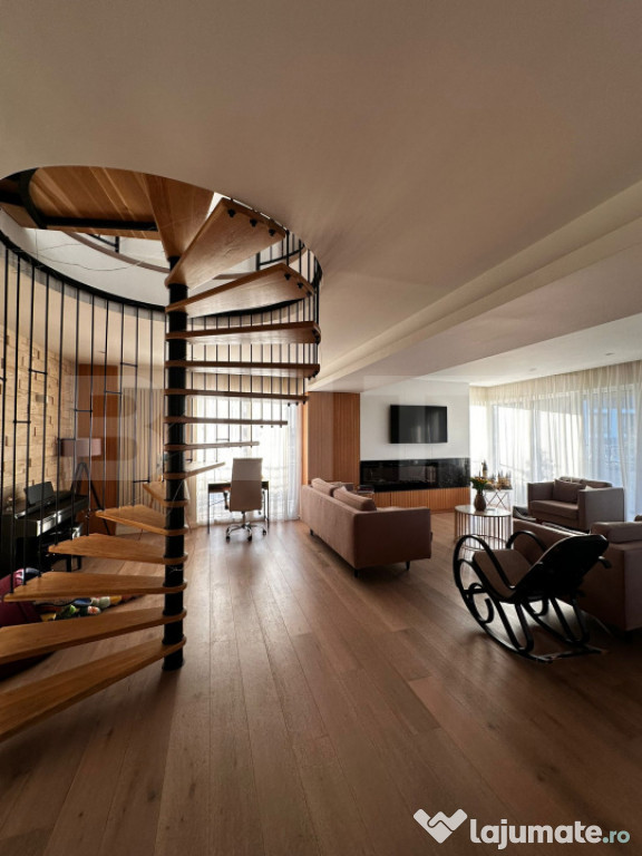Apartament tip penthouse, 230 mp, 260 mp terasa, 2 garaje, B