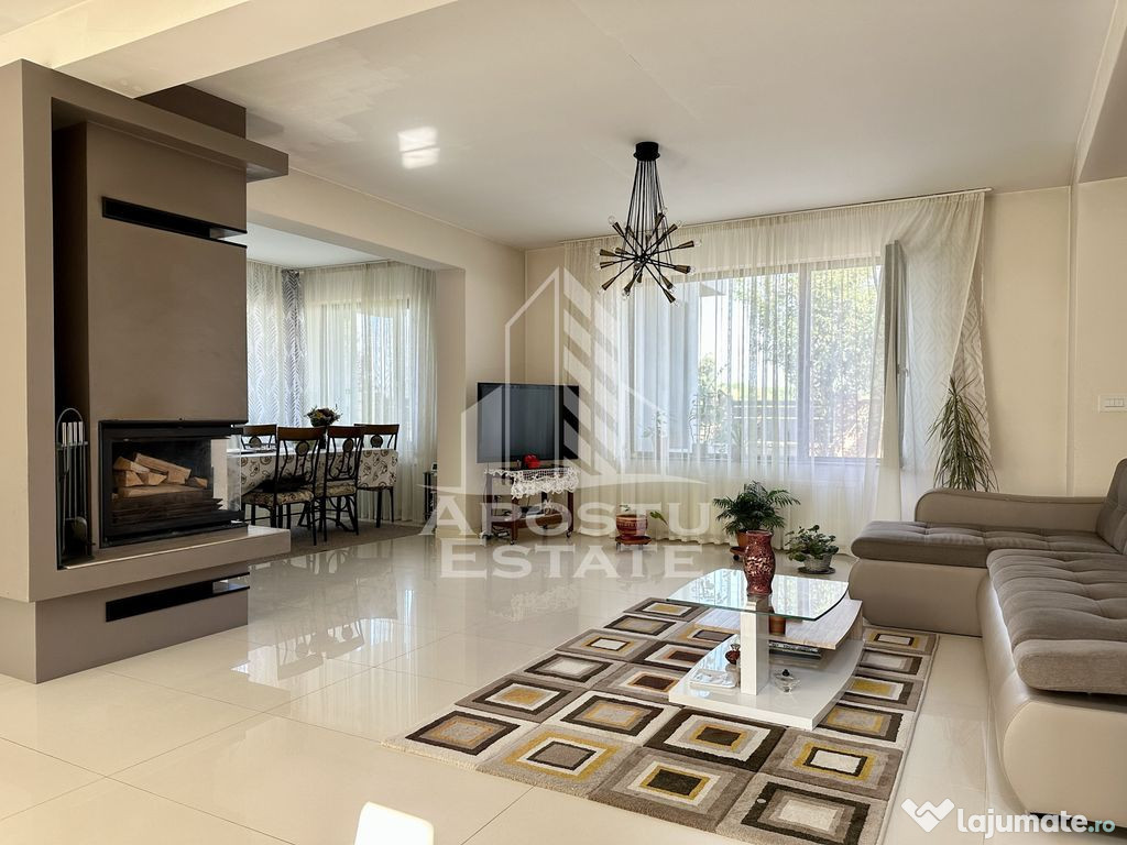 Vila moderna cu 6 camere si 2 garaje, teren 750 mp, Dumbr...