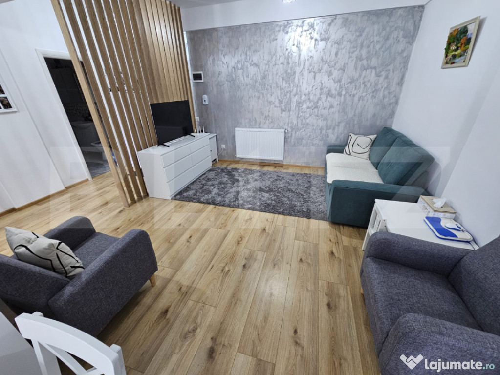 Apartament 3 camere, 61mp, mobilat si utilat, parcare inclu