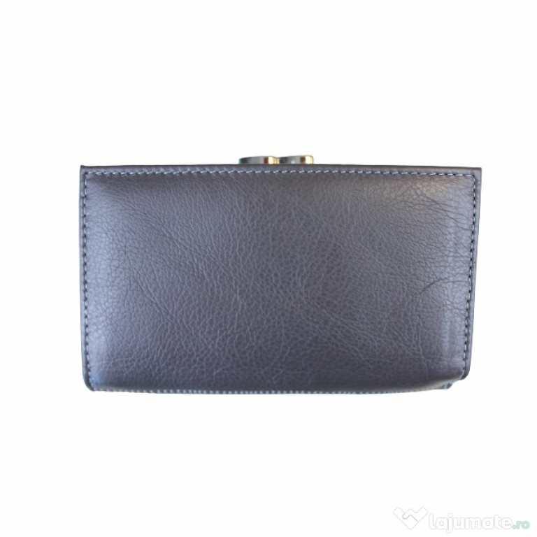 Portofel dama din piele naturala Hassion model 2155 Gray
