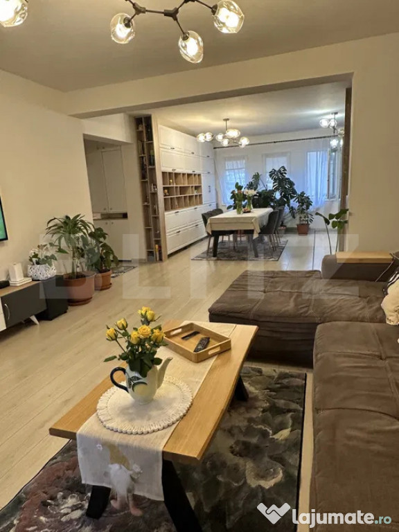 Apartament 3 camere, 85 mp, mobilat cu parcare inclusă, Mă