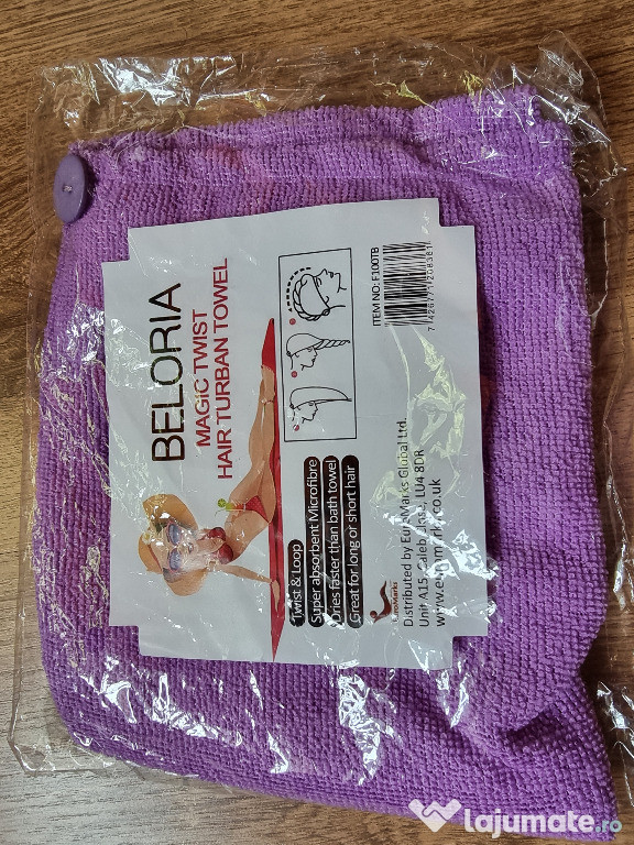 Prosop pentru par din microfibre