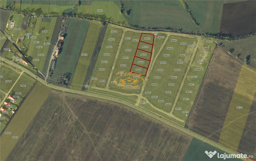 Terenuri intravilane pentru construc#539;ii (Lazarea, jud. H