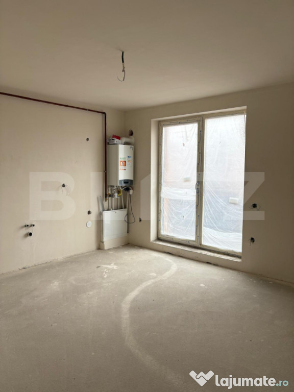Apartament semifinisat, bloc nou