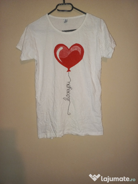 Tricou alb damă, mărimea L/40