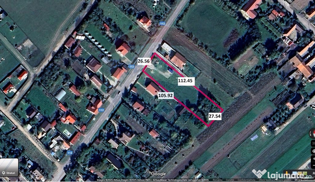 Teren de vanzare 2,950 mp Podu Oltului / Strada Principala
