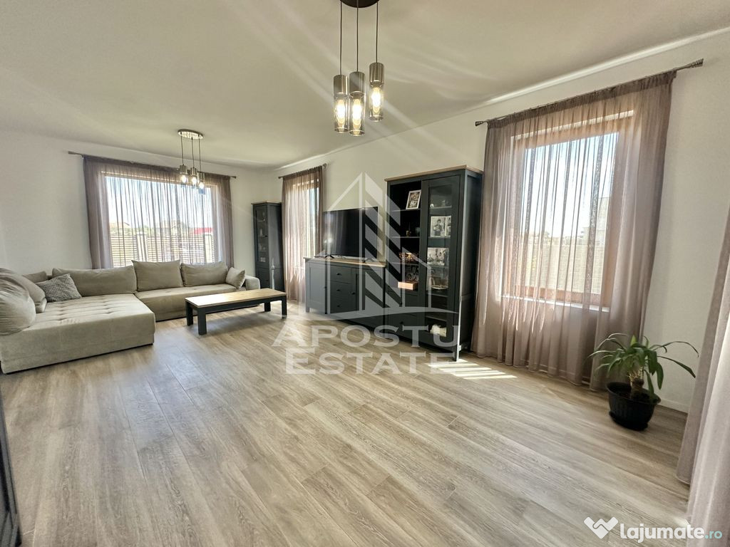 Casa individuala cu 4 camere si 3 bai mobilata si utilata...