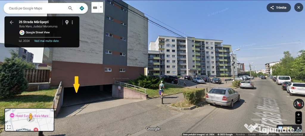 Loc de parcare subteran str. Mărășești