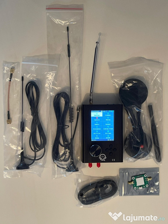 PortaPack H2 + SDR Radio Asamblat l 3.2" LCD + Antene si accesorii