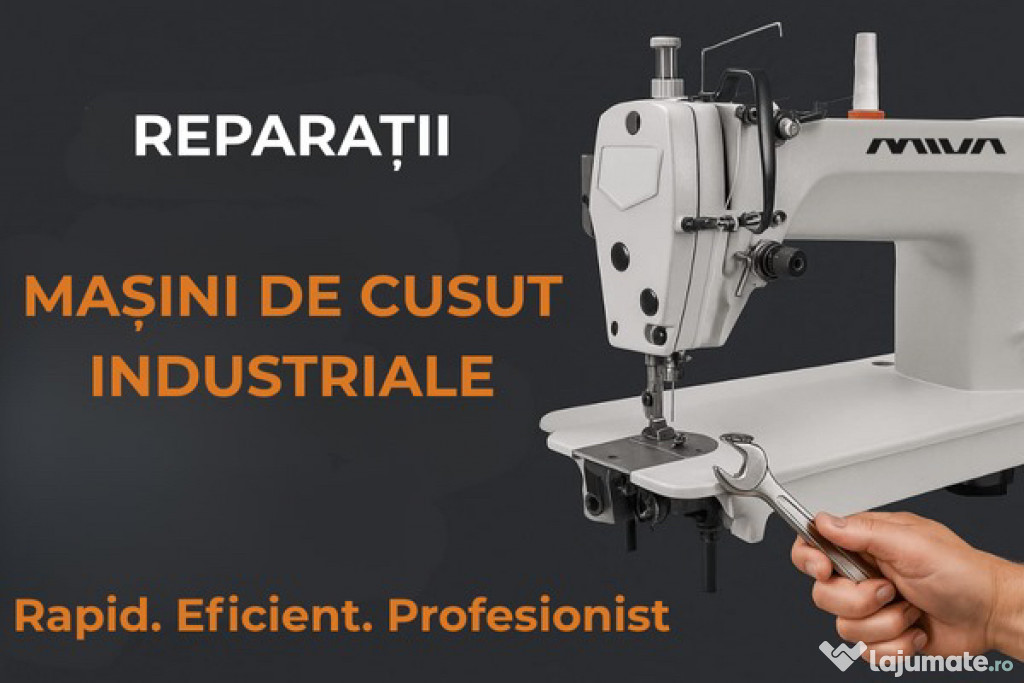 SERVICE ȘI MENTENANȚĂ PENTRU ECHIPAMENTE TEXTILE INDUSTRIALE