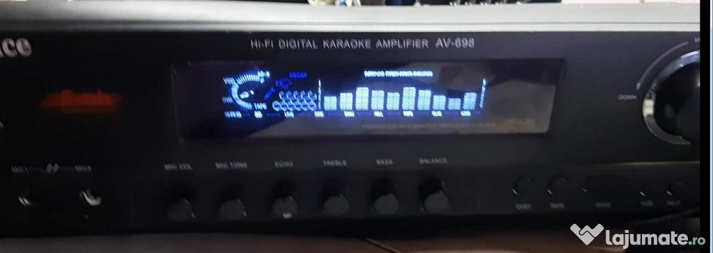 Statie Mc Voice AV-698 SW 5 canale + Karaoke 5 canale x 35W 2 intrari