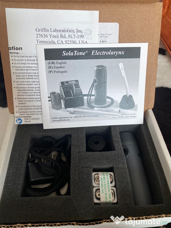 Electrolaringe SolaTone Griffin Laboratories