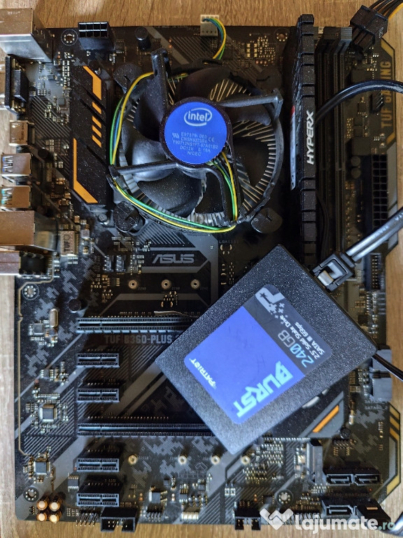 PC- placa baza tuf gaming,proc intel core i7/9700-octa core,