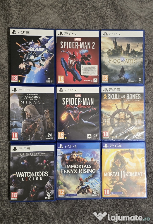 Vând colecție de jocuri PlayStation